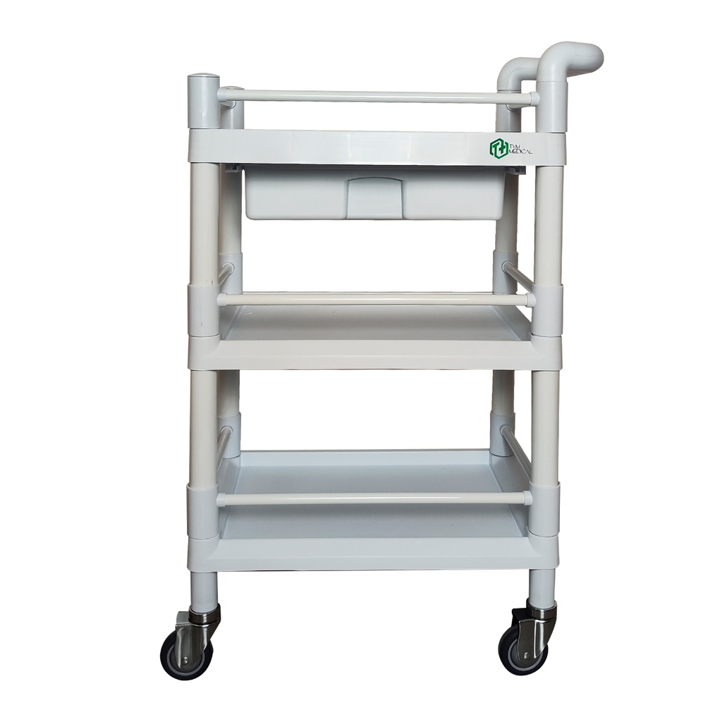 CARRO UTILITARIO PARA HOSPITAL 3 NIVELES