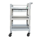 CARRO UTILITARIO PARA HOSPITAL 3 NIVELES