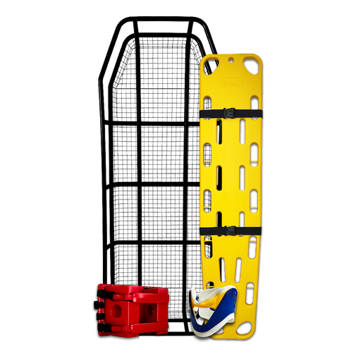 KIT CAMILLA DE RESCATE TIPO CANASTA/ RÍGIDA CON INMOVILIZACIÓN
